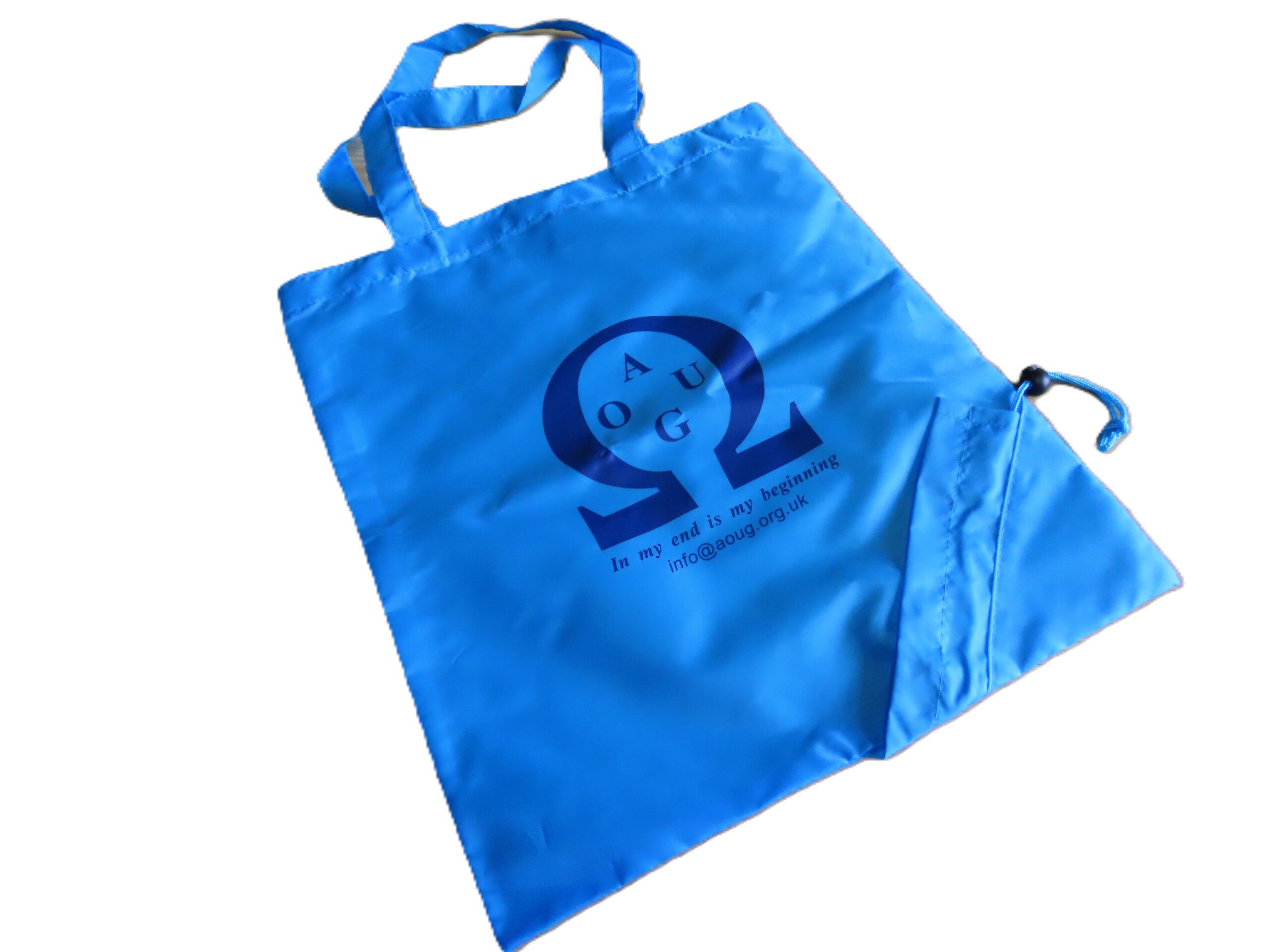 An AOUG Waterproof, folding tote bag